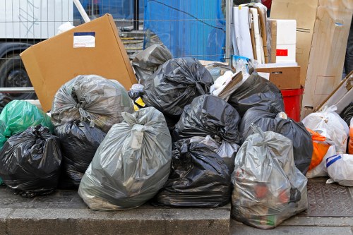 Professional team conducting house clearance in Fulham