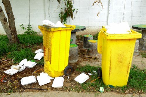 Satisfied clients with waste removal services