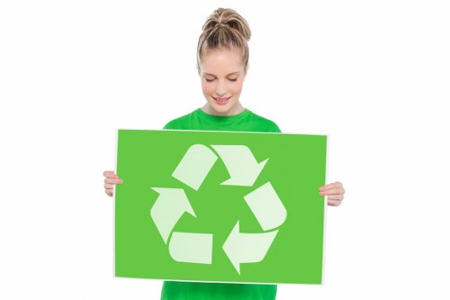 Eco-friendly garden clearance process with recyclable materials